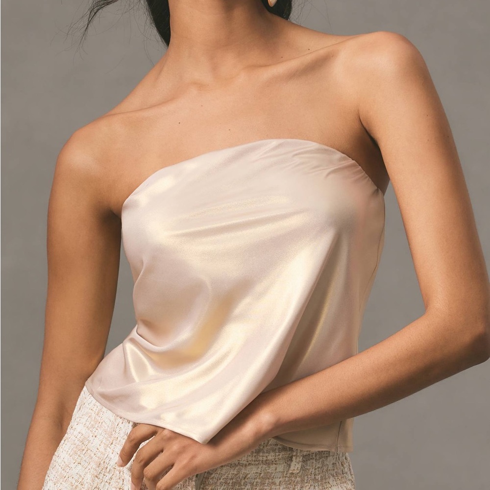 NWT Anthropologie Shine Tube Top Women’s Size L